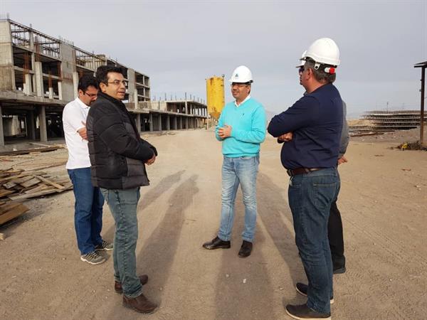 بازدید دوره ای مهندس فرشاد فرزین مدیر عامل شرکت سرمایه گذاری مسکن جنوب از منطقه کرمان