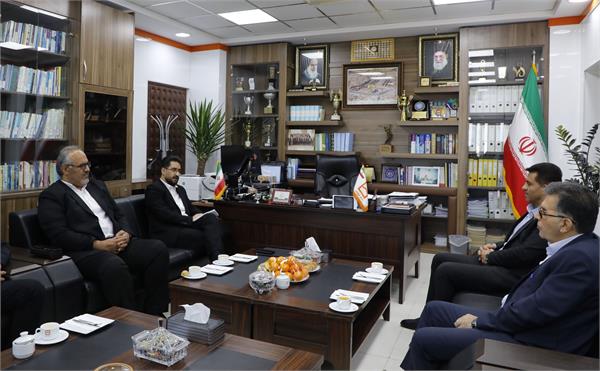 جلسه با دکتر عسکری مدیریت شعب بانک مسکن استان خوزستان برگزار شد.