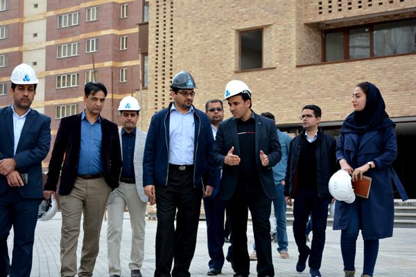 بازدید معاونت راه و شهر سازی استان بوشهر جناب آقای مهندس دستغیبی از پروژه های شرکت سرمایه گذاری مسکن جنوب