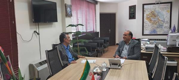 جلسه با جناب آقای مهندس حاجی زاده، مدیر کل محترم راه و شهر سازی استان کرمان برگزار گردید.