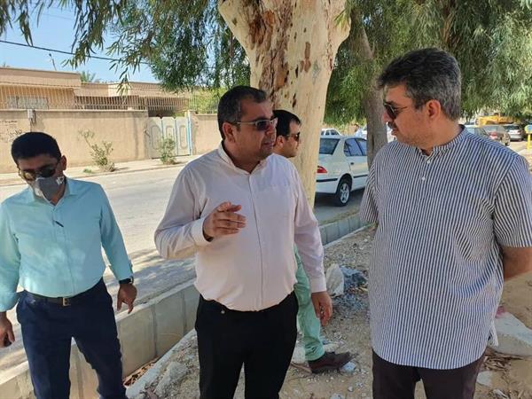 بازدید مدیرعامل شرکت سرمایه گذاری مسکن جنوب از روند اجرائی پروژه وایه بوشهر